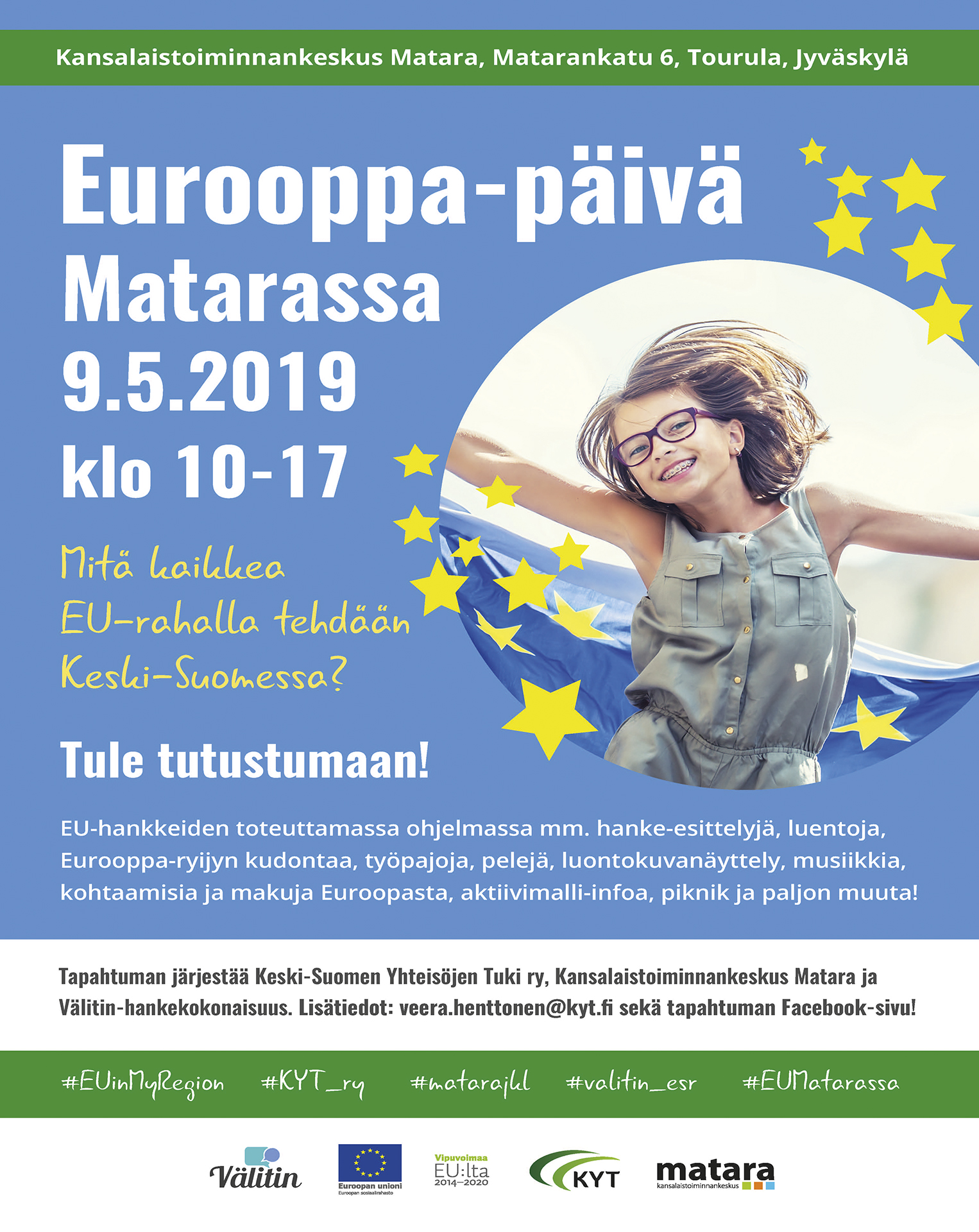 Eurooppa-päivä Matarassa . klo 10-17