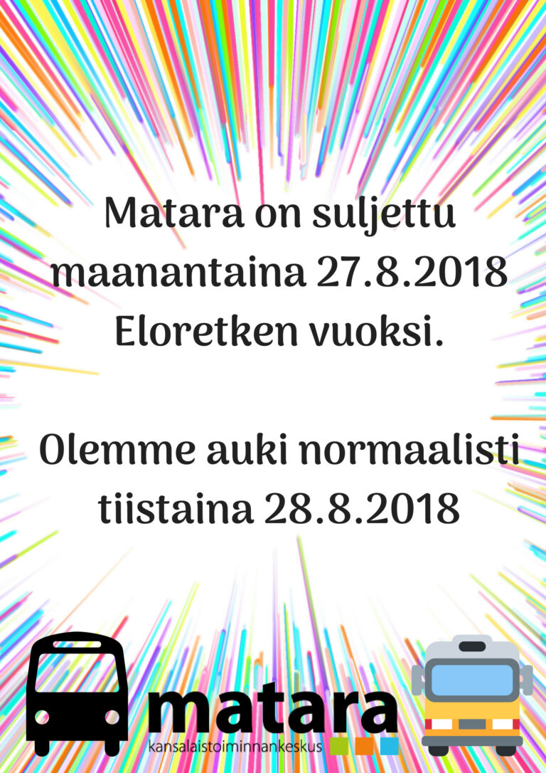 Matara suljettu 27