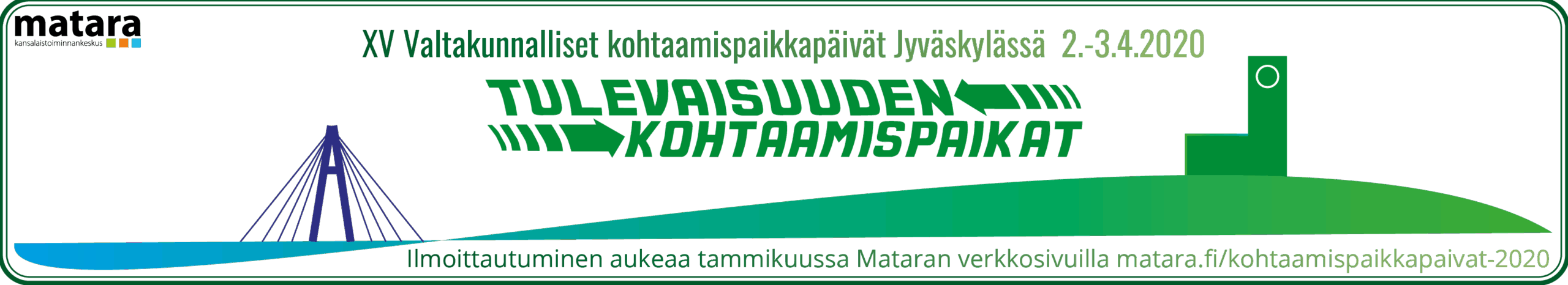 Kohtaamispaikkapäivien mainosbanneri
