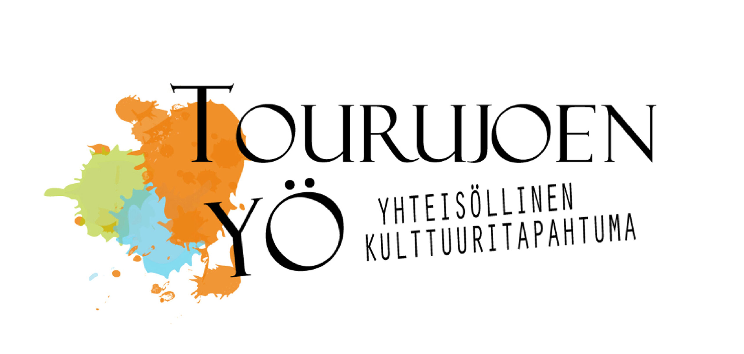 Tourujoen yö logo valkopohja