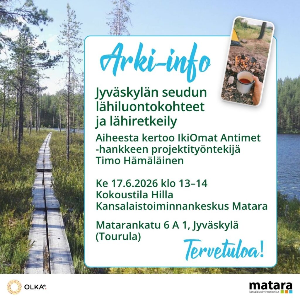 Arki-info-tapahtuman mainos