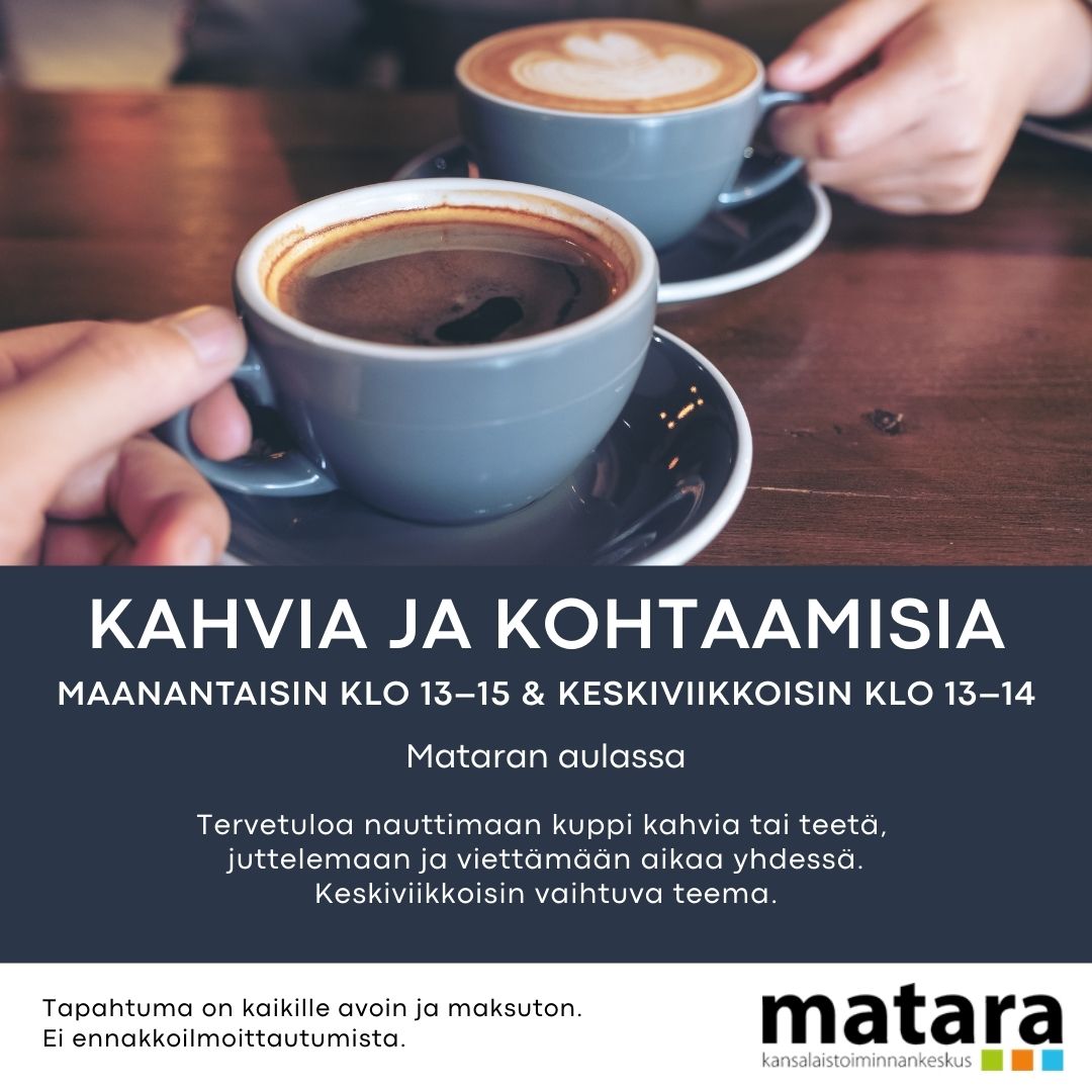 Kahvia ja kohtaamisia -kuva.