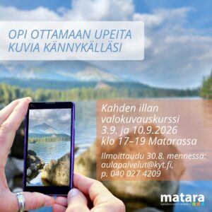 Opi ottamaan upeita kuvia kännykälläsi